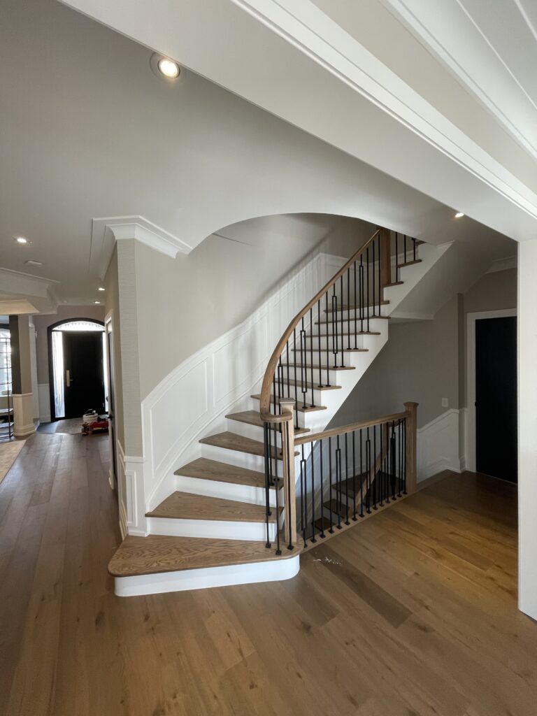 a staircase inside a house | Accent Reno